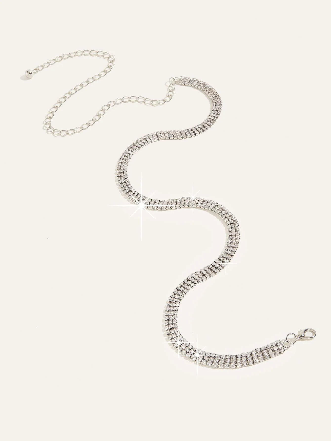 1 Stück Strass Dekor Kettengürtel