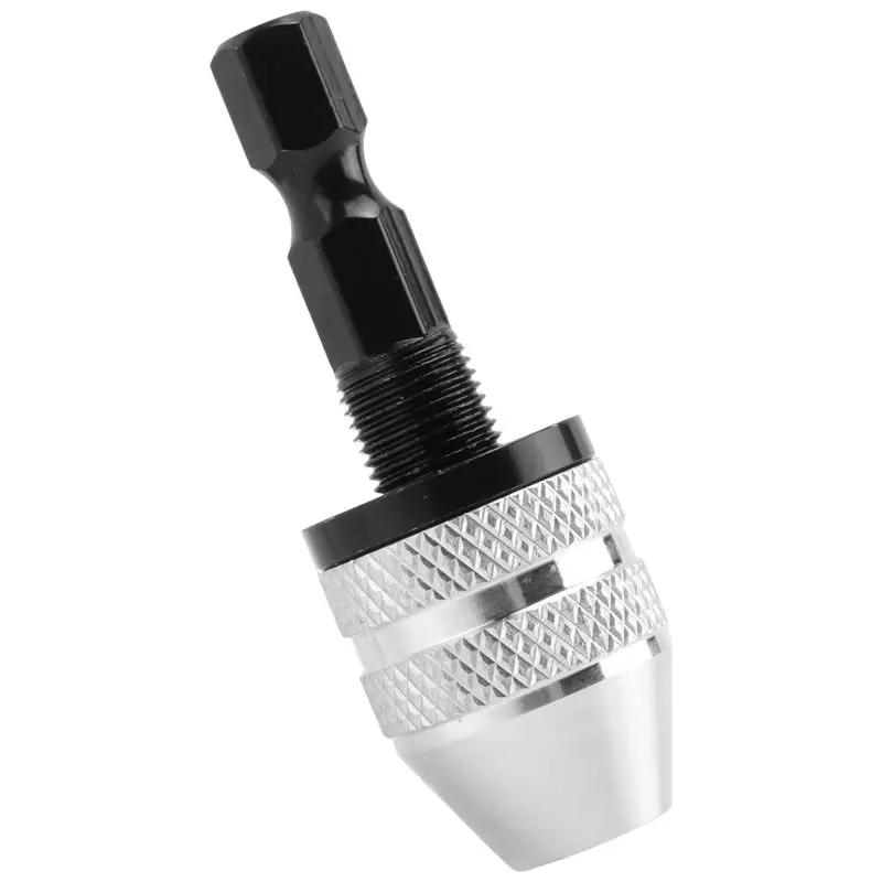 

ABUH-Silver+Black 6 мм быстросменный адаптер-переходник для сверлильного патрона с шестигранным хвостовиком