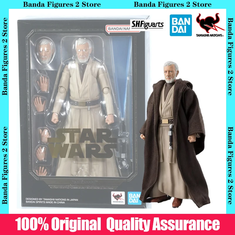 100-オリジナルバンダイ-shfiguarts-shf-ベン・ケノービ-クラシック版-スターウォーズ-エピソード-iv-新しい希望-在庫あり-アニメアクションフィギュア