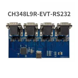 CH348 Development Board USB2.0 High Speed to 8CH RS232 Asynchronous Serial Port