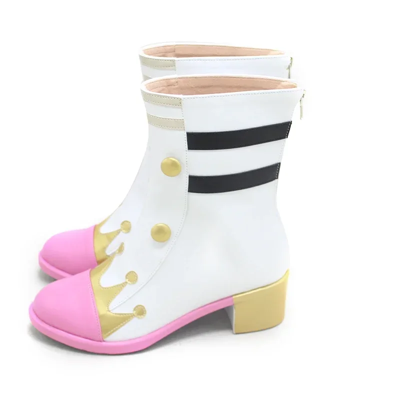 Otori Emu-zapatos de Cosplay, proyecto de juego Sekai, accesorios de Cosplay, zapatos de cuero PU, botas para fiesta de Halloween hechas a medida