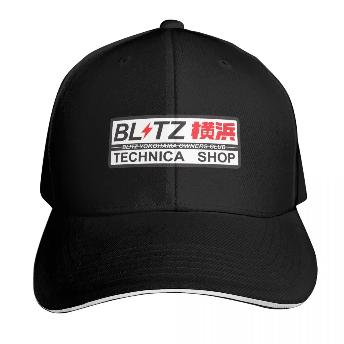 

Blitz Technica JDM Baseball Cap Snapback Cap Unique hats sun caps Hip Hop Men Golf Wear Women's