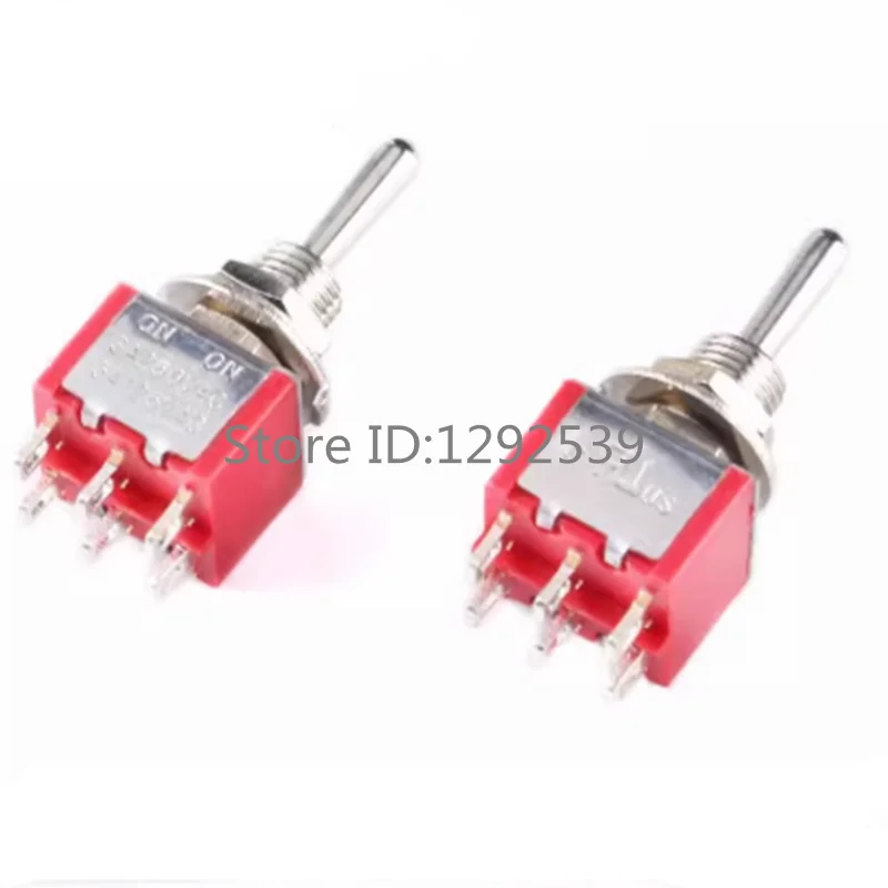 100 قطعة 3 مواقف 6Pin تبديل التبديل MTS-223 المزدوج إعادة تعيين مفتاح الطاقة التلقائي العودة تبديل التبديل التيار المتناوب 250 فولت 2A/التيار المتناوب 5A 120 فولت