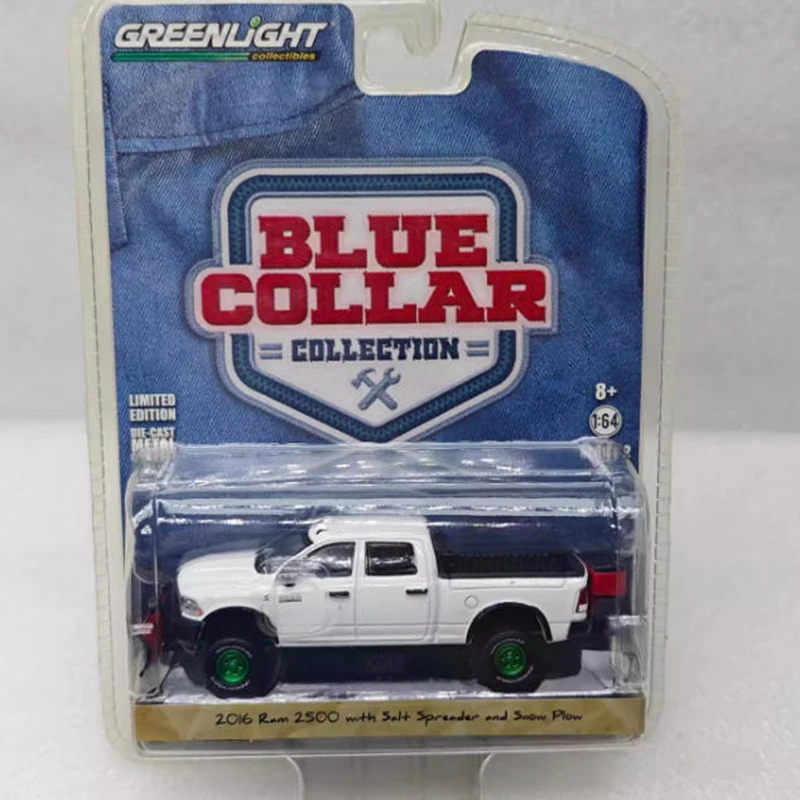 

GreenLight 1:64 2016 Ram 2500 разбрасыватель зеленая машина модель автомобиля из сплава классический сувенир для взрослых подарочные украшения статический дисплей