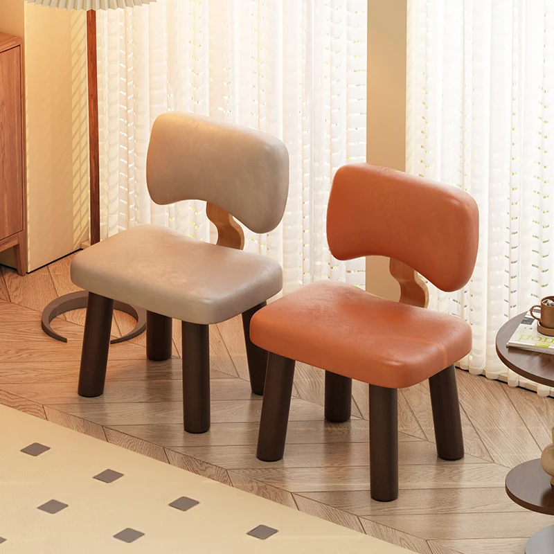 

‌Solid Wood Stool - Premium Backless Chair for Kids, Compact Living Room Footrest, Durable Step Stool with Non-Slip Base