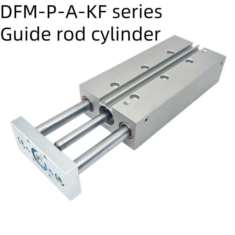 DFM-P-A-KF series guide rod cylinder DFM12-25-P-A-KF/DFM16-25-P-A-KF/DFM63-25-P-A-KF/DFM63-25-P-A-KF pneumatic actuator cylinder