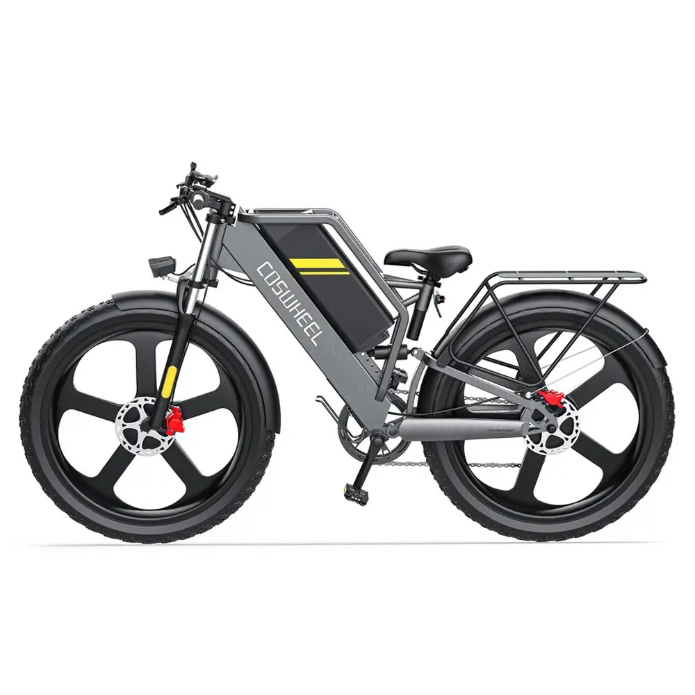 COSWHEEL 26Inch Electric Bike Off Road Mountain bike Electric Motorcyle Fat bike E Bike 1500w 48V 25Ah Removabel Battery