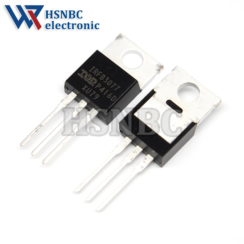 

10PCS IRFB3077 IRFB3077PBF TO-220 210A 75V N-Channel Power MOSFET Transistor 100% New Original