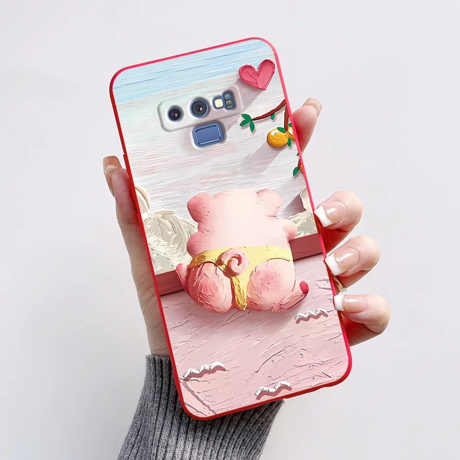 For Samsung Galaxy Note 9 Case 6.4'' Cute Rabbit Panda Silicone Soft TPU Back Cover For Samsung Note 9 SM-N960F N9600 Phone Case