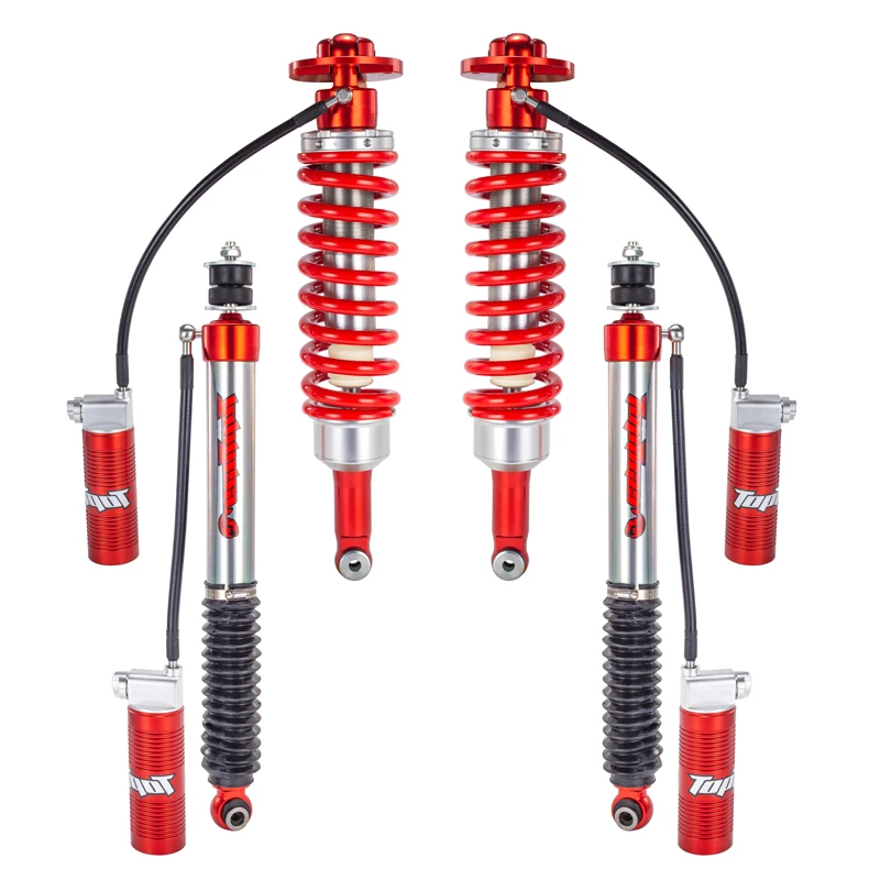 For TOYOTA FJ Cruiser Mono Tube Remote Reservoir Shock Absorber Coil Spring 2 Inch Lift