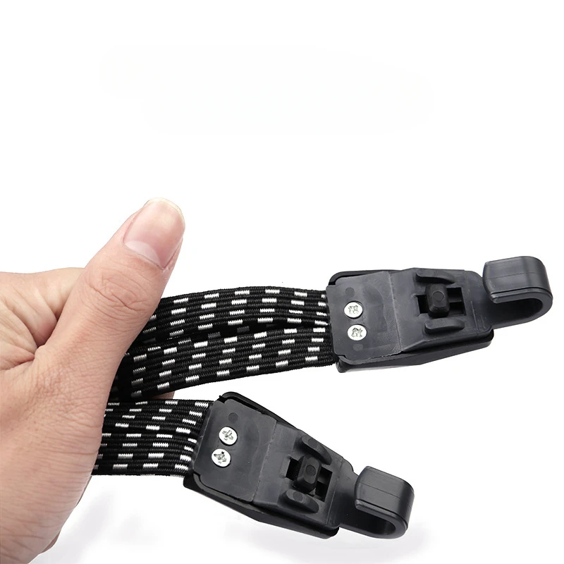 จักรยานเสริมชั้นวางผูกเชือกยืดหยุ่นชั้นวางกระเป๋าเดินทางสายรัดหัวเข็มขัดเชือกตะขอจักรยานเสือภูเขากระเป๋าอุปกรณ์เสริมจักรยาน Carrier Rack