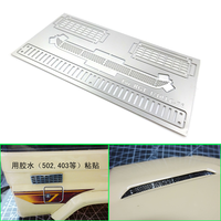Hood Air Inlet Metal Etched Sheet for 1/10 RC Crawler Car Traxxas RGT LC76 EX86190 Diy Parts