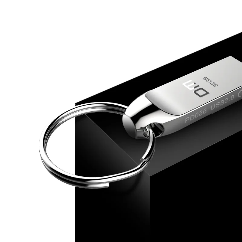 DM PD086 Metal USB 2.0 Flash Drive- 8GB/16GB/32GB/64GB Waterproof Pen Drive, High-Speed Portable Storage