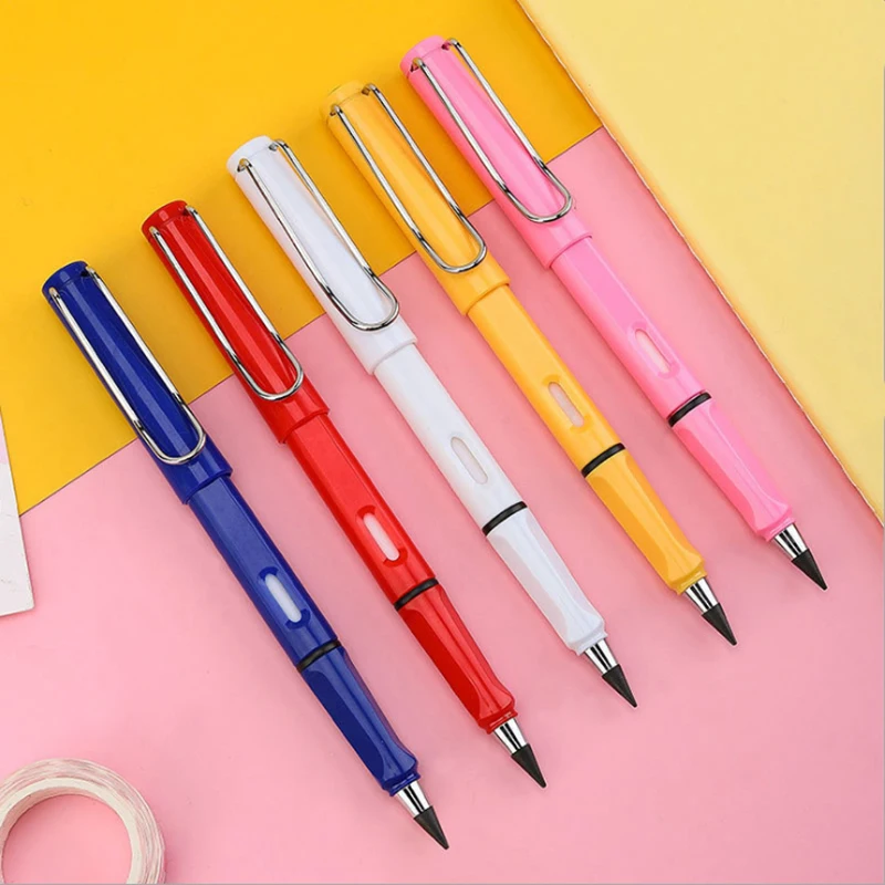 New Technology Unlimited Writing Pencil Durable No Ink Eternal Pen Art Sketch Painting Tools Kid Gift School Stationery