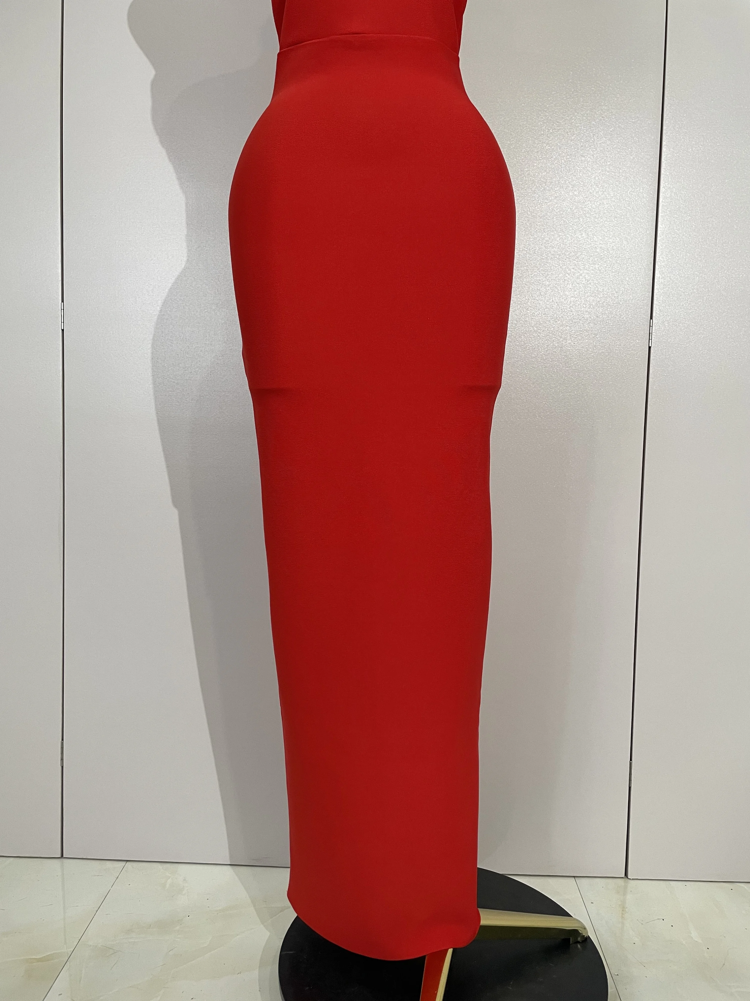 Sexy Halter Neck Heart Shaped Bust Cut Out Backless Split Bandage Long Dress Evening Party Celebrity Birthday Photo Shoot Outfit