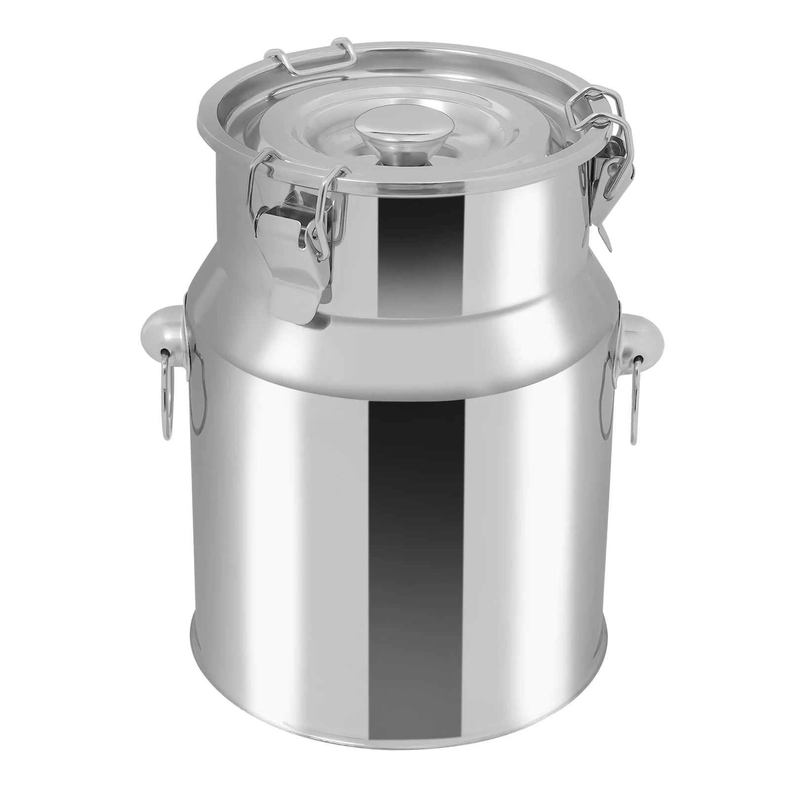 

5L Stainless Steel Milk Can Transport Bucket, Sealed with Silicone, Large Mouth Opening for Easy Storage and Access