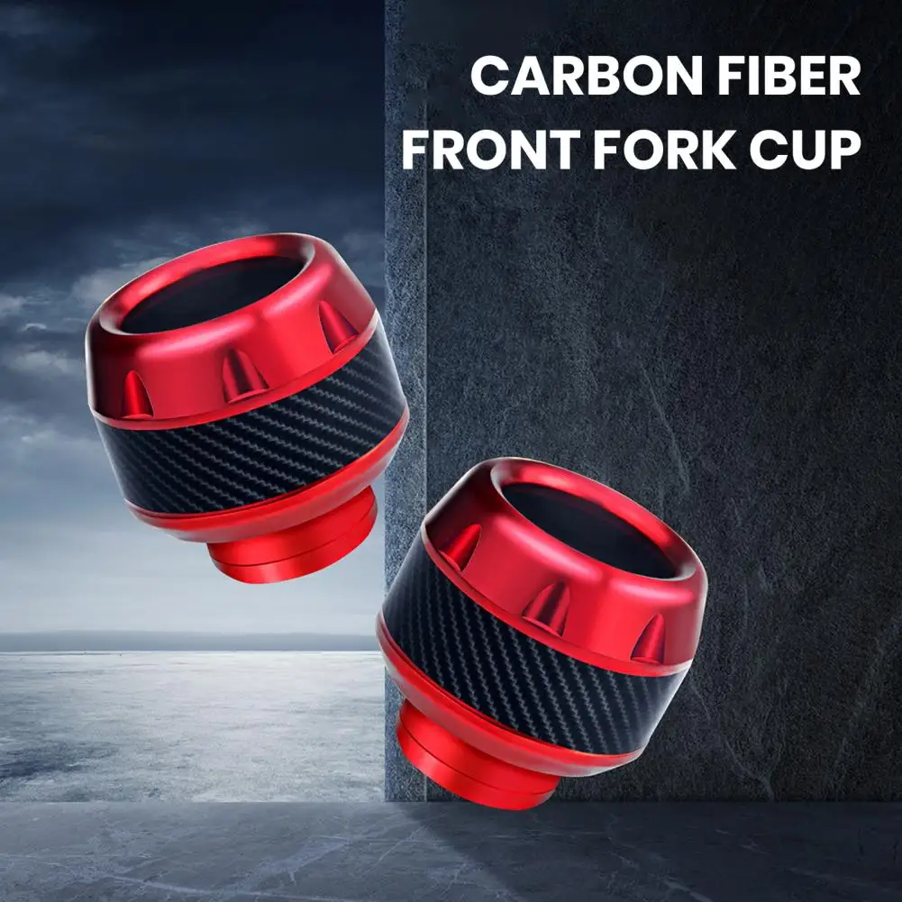 1 Pair Anti-fall Cup High Toughness Front Fork Cup Motorcycle Frame Slider Aluminum Alloy Front Fork Cup Protector For Motorbike