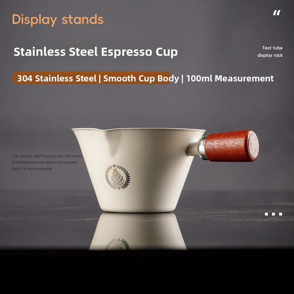 Stainl Steel Coffee Extraction Cup with Sc Italian Espro Concentrated Liquid Reception Cup 00ml Ounce