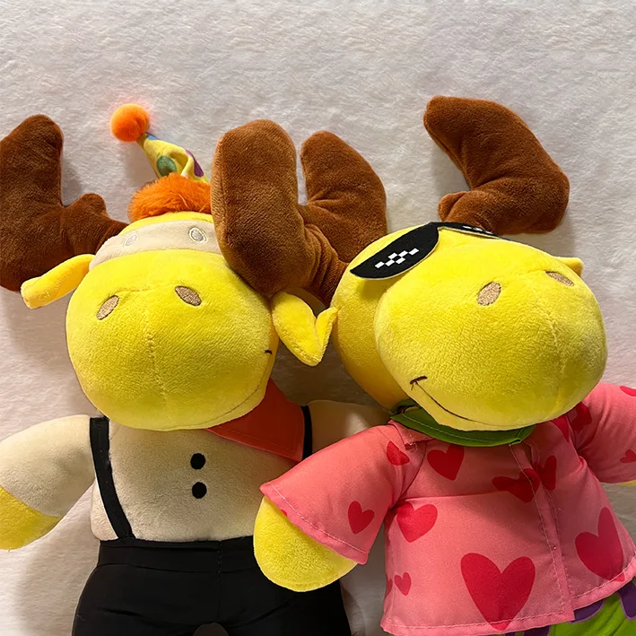 

Super Moose Plush Toy About 35cm Stuffed Animal Doll Soft Plushies Collectible Gift Birthday Christmas Present Home Decoration