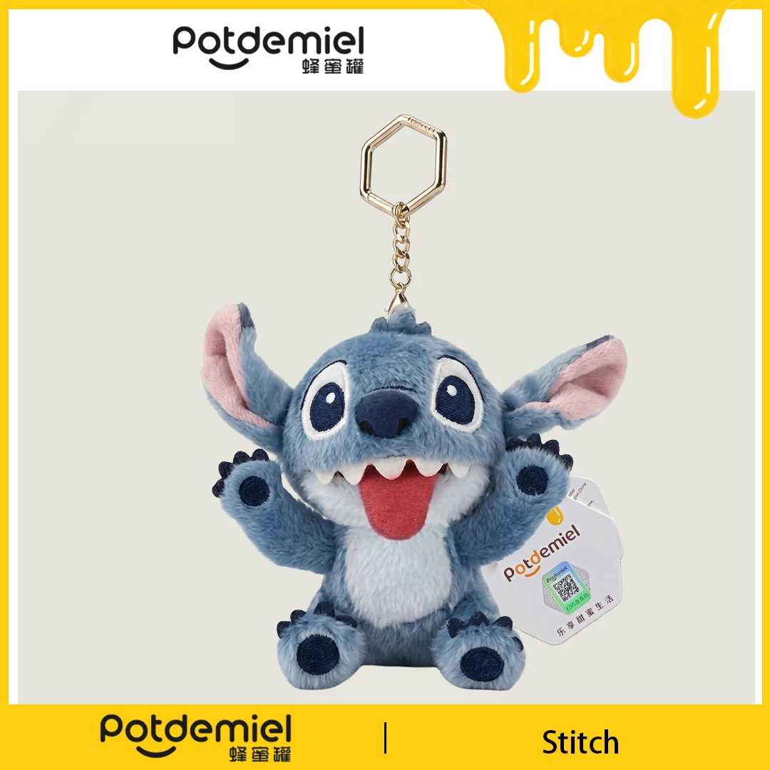 Potdemiel Disney Lilo & Stitch: Llavero de peluche, colgante para teléfono, adorno para bolso, para uso diario, recuerdo de vacaciones para niños, regalo