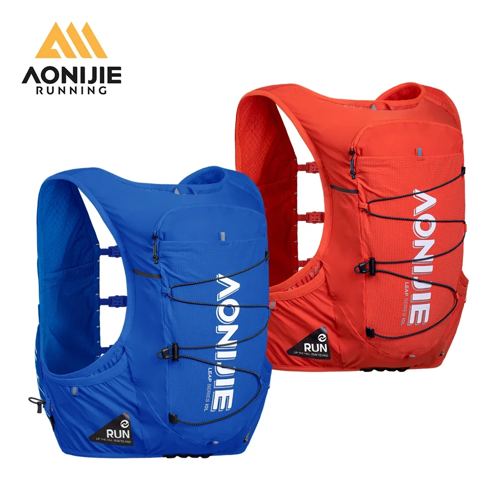 AONIJIE C9116 New Unisex 10L Sports Running Backpack Lightweight Off-Road Hydration Pack for Hiking Off-road Cycling Race Marath