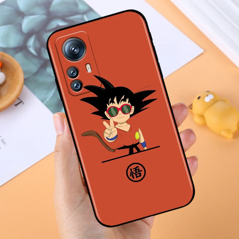 Anime D-Dragon Ball Z Logo Art For Xiaomi Mi 14 13T 13 12T 12 11T 11i 11 10T 10 Pro Lite Ultra 5G Black Cover Phone Case
