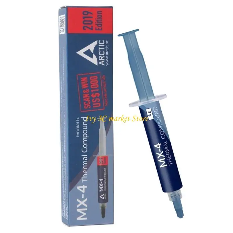 

D7YC 8g MX4 Thermal Paste Thermal Interfaces Cooling Compound For Optimaled Heat Transfer In Computer CPU GPU Devices MX-4