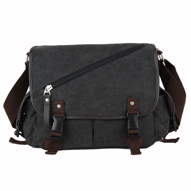 

Casual Canvas Men's Bapa Faionable Retro Crossbody Bag Leisure Academic Sle Trendy Bag Love Pasture X2033