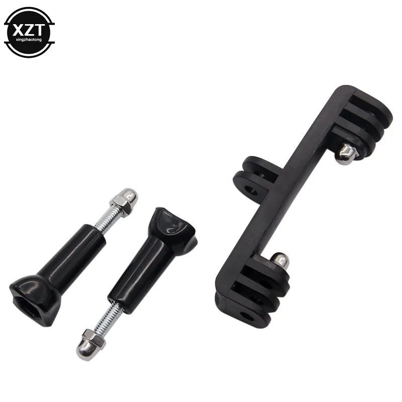 Dual Bracket Tripod Holder Professional Action Camera Handle with Screw Mount Adapter for Gopro Hero 6/5/4/3+/3/2/1 SJCAM Xiaomi