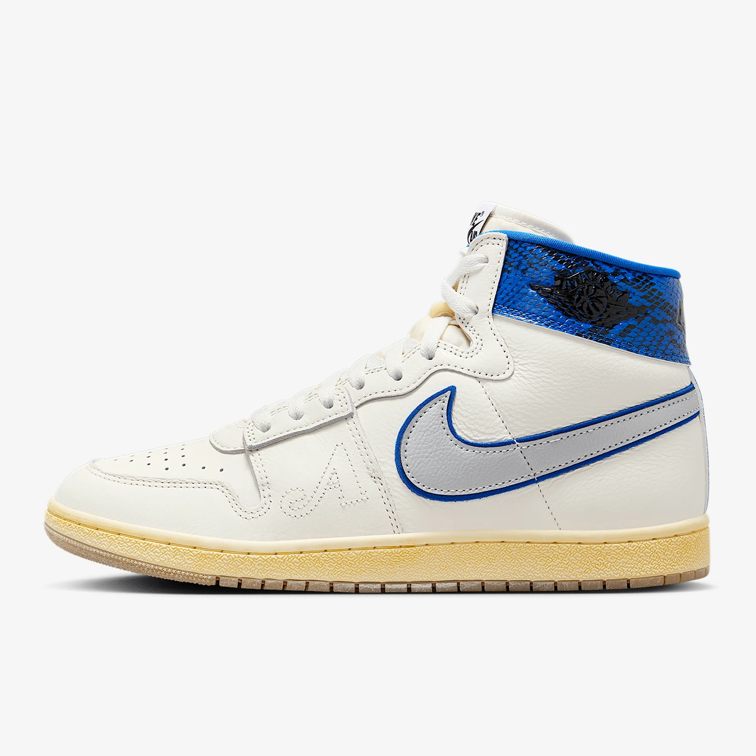 Nike genuine JORDAN men's shock-absorbing and wear-resistant mid top sports basketball shoes FN8675-104