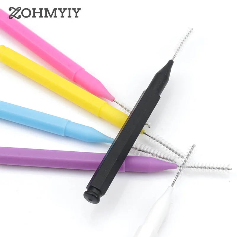 10Pcs Cleaner Interdental Brush Dental Floss Brushes Braces Light Tooth Picks Flossers Picks Eyelash Brush Beauty Tool Brush