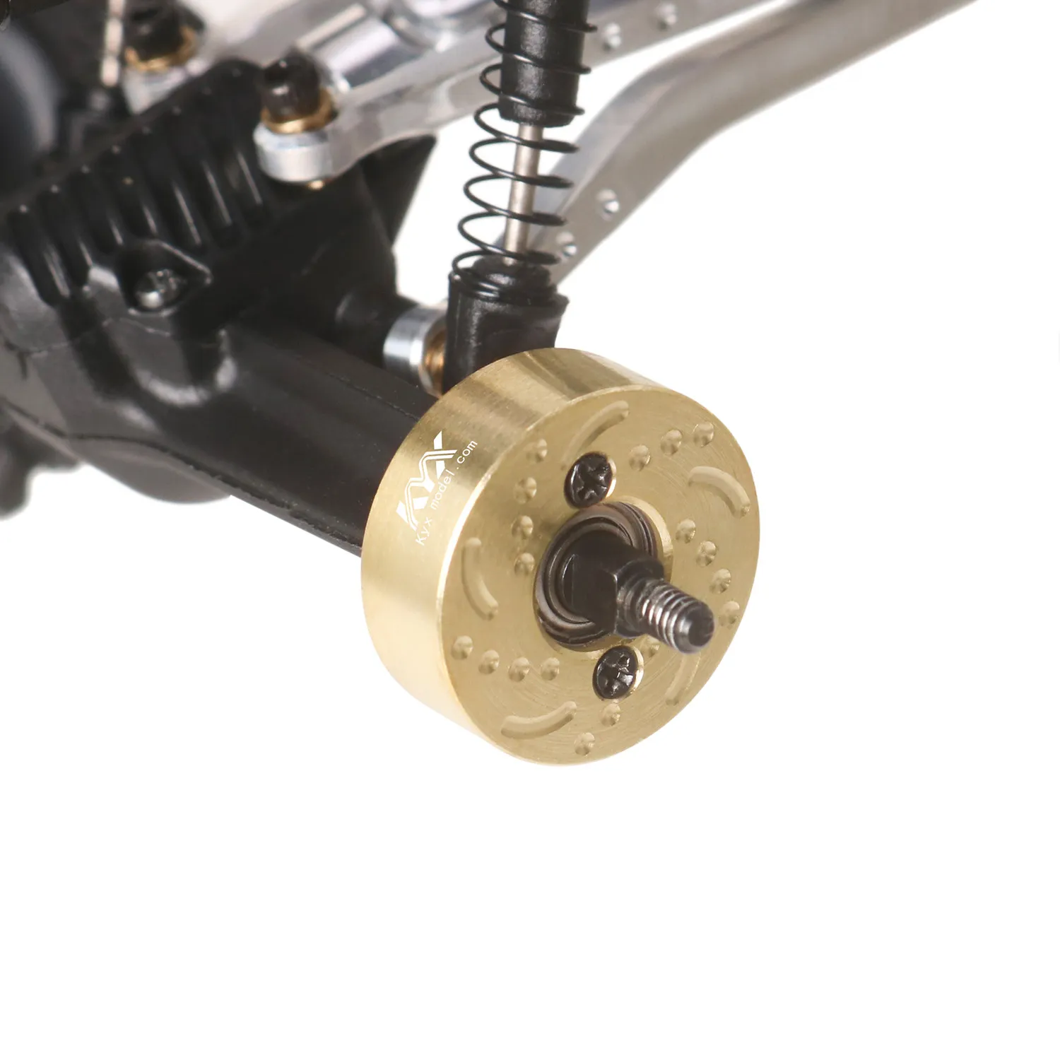 KYX Racing Brass Heavy Weight Rear Axle Weight Block Counterweights Upgrades Parts for 1/30 RC Crawler Car Axial SCX30