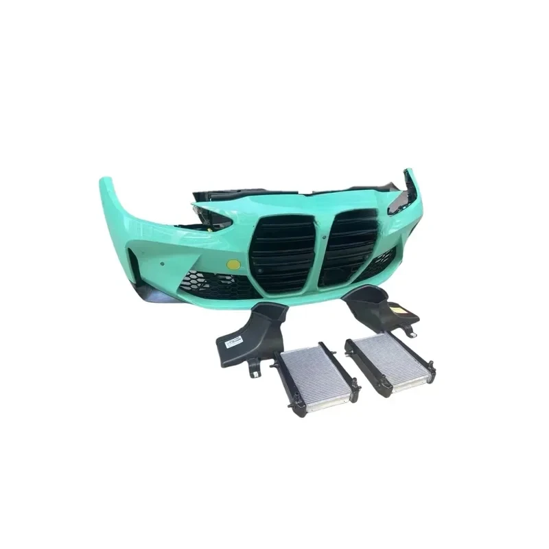 Front Bumper Assembly Body Kit Auto Parts Left And Right Small Water Tank Fender Compatible with M3G80 Front Port Assembly