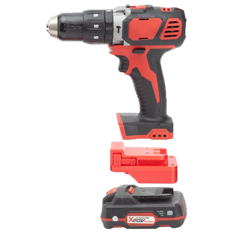 Преобразователь аккумулятора для Milwaukee 18V Li-Ion Tools для Lidl Parkside X20VV, адаптер для литий-ионного аккумулятора, аксессуары для электроинструментов