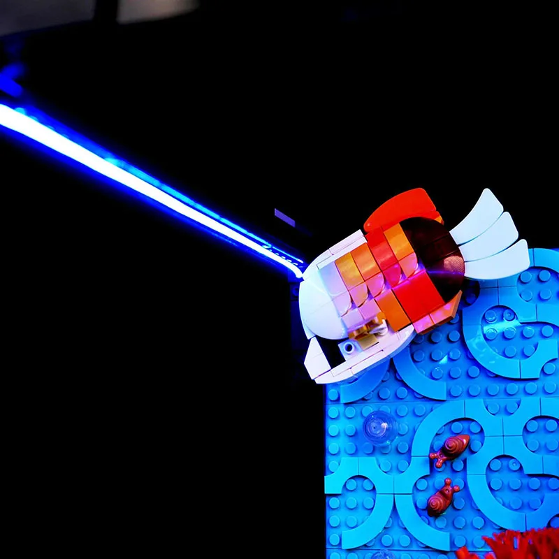 

LED Light Kit for LEGO 10366 Tropical Aquarium DIY Building Bricks Lamp Toys Accessories Set Christmas Gift (Model Not Included)