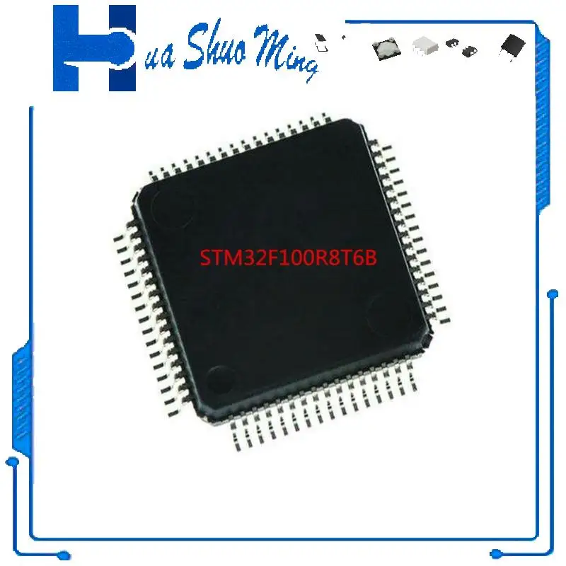 

1PCS/LOT STM32F100R8T6B STM32F100R8T6 STM32F100R8 64KB QFP64