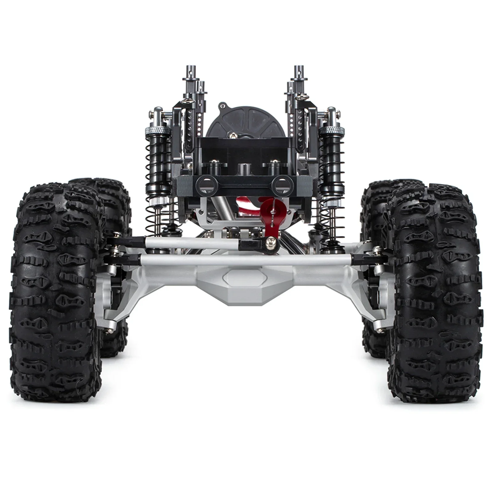 1:10 RC Crawler Frame All Metal Chassis Kit with Portal Axle Carbon Rail 1.9 Wheels for 1/10 RC Crawler SCX10 Off Road Truck