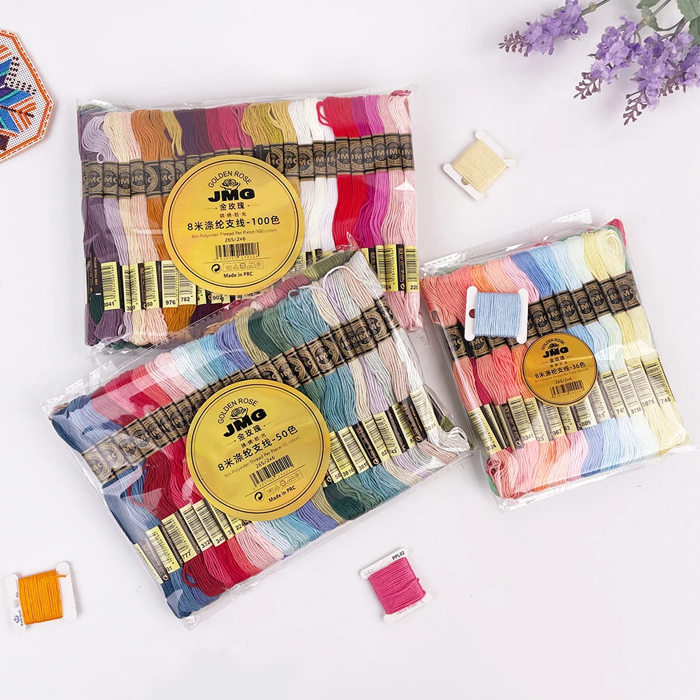 Embroidery Floss Thread - Fios de Bordado de Poliéster JMG