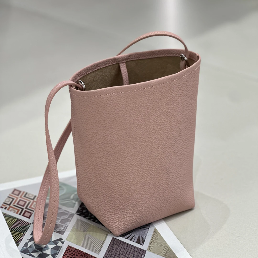 Women's shoulder bag crossbody bag Mini Bucket Bags Small Row one Genuine Leather high end bag Luxury Designer Novelties
