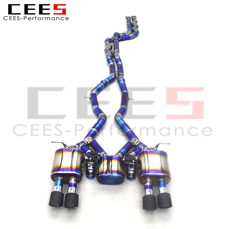 

CEES Catback Systems For BMW M3/M4 F80/F82 3.0T 2015-2019 High custom Titanium Exhaust Pipe Muffler With Remote Control