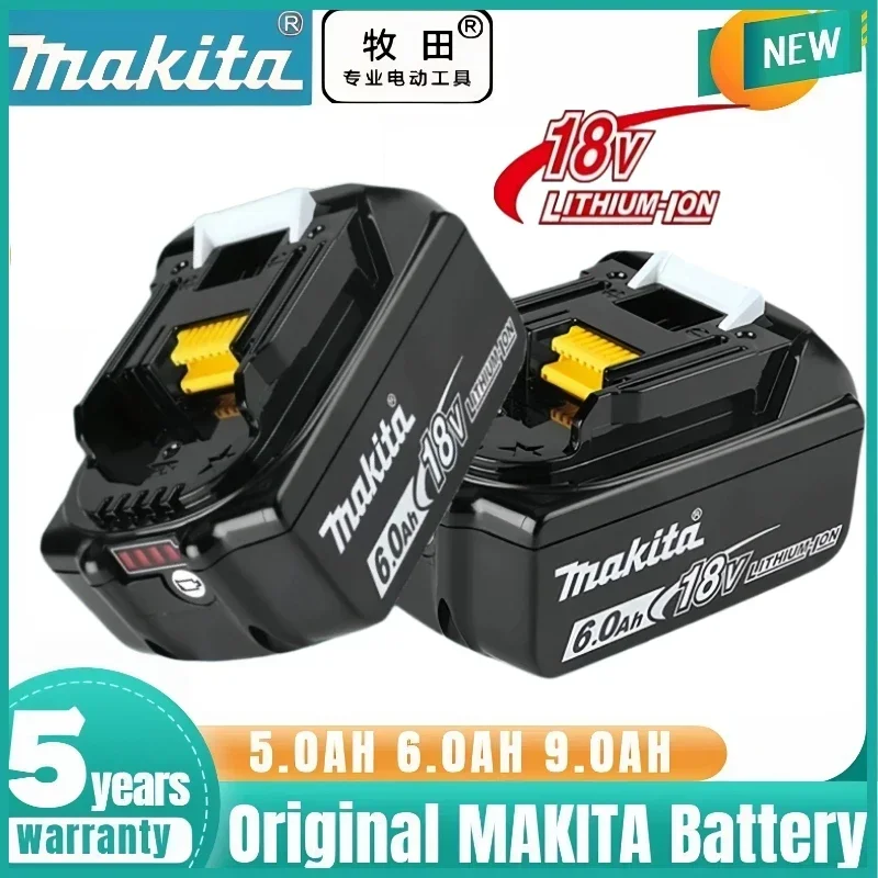 

NEW Original Makita 18V 3.0/5.0/6.0Ah Li-Ion Battery For Makita BL1830 BL1815 BL1860 BL1840 Replacement Power Tool Battery