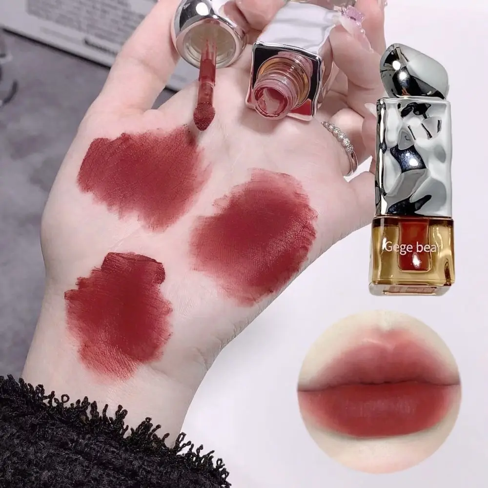 

3Pcs Portable Waterproof Liquid Lipstick Makeup Long Lasting Mist Lip Glaze Silky Non-stick Cup Velvet Lip Gloss Makeup