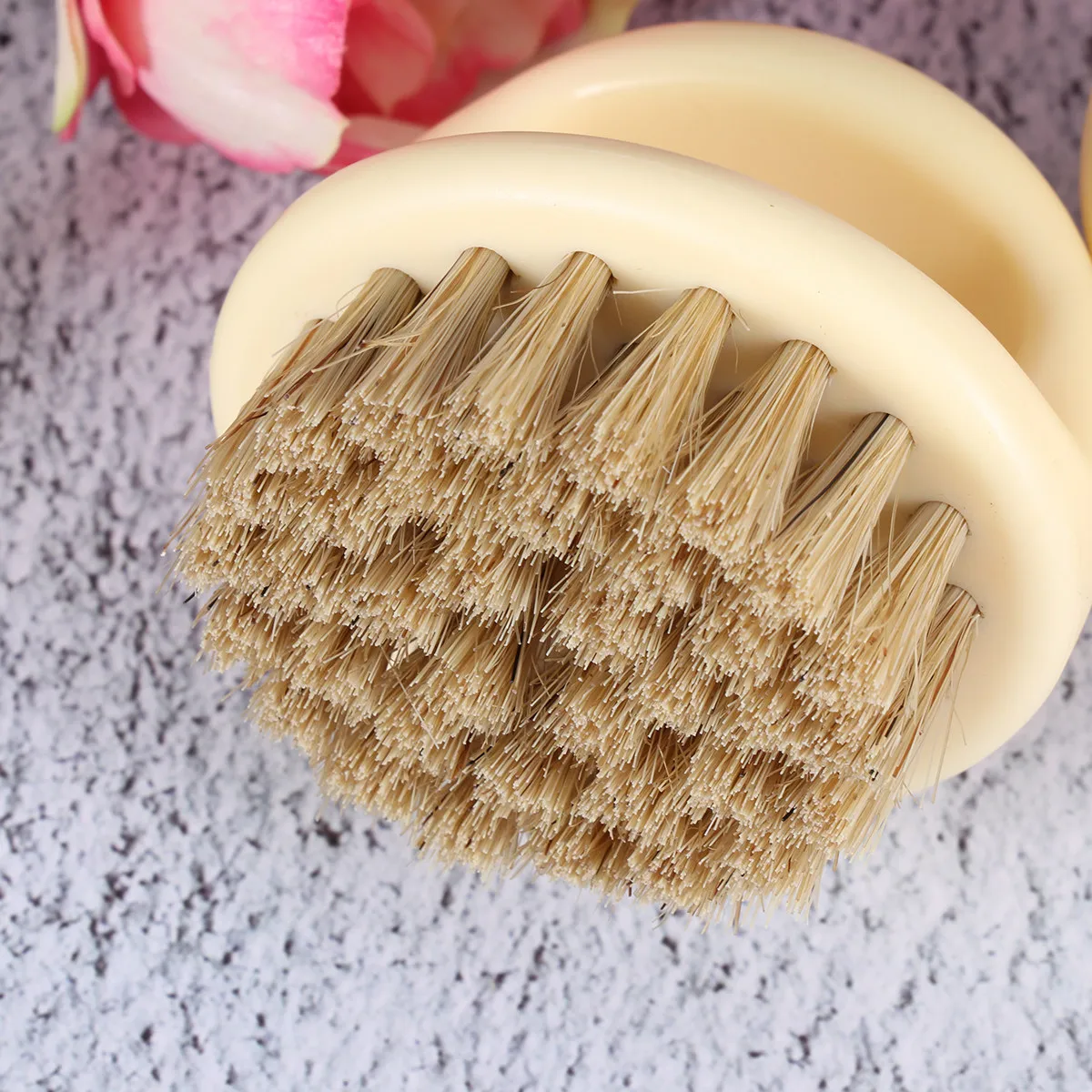 2Pcs Beard Brush Men Premium Quality Sturdy Design Easy to Use Multifunctional Beard Care Accessory Cleaning Brush for Daily