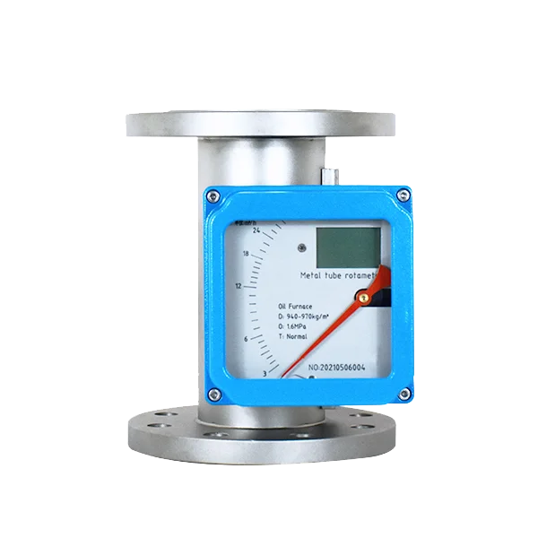 Medidor de flujo de gas hidrógeno rotámetro de metal con brida de cloro químico barato a precio de fábrica Dn50