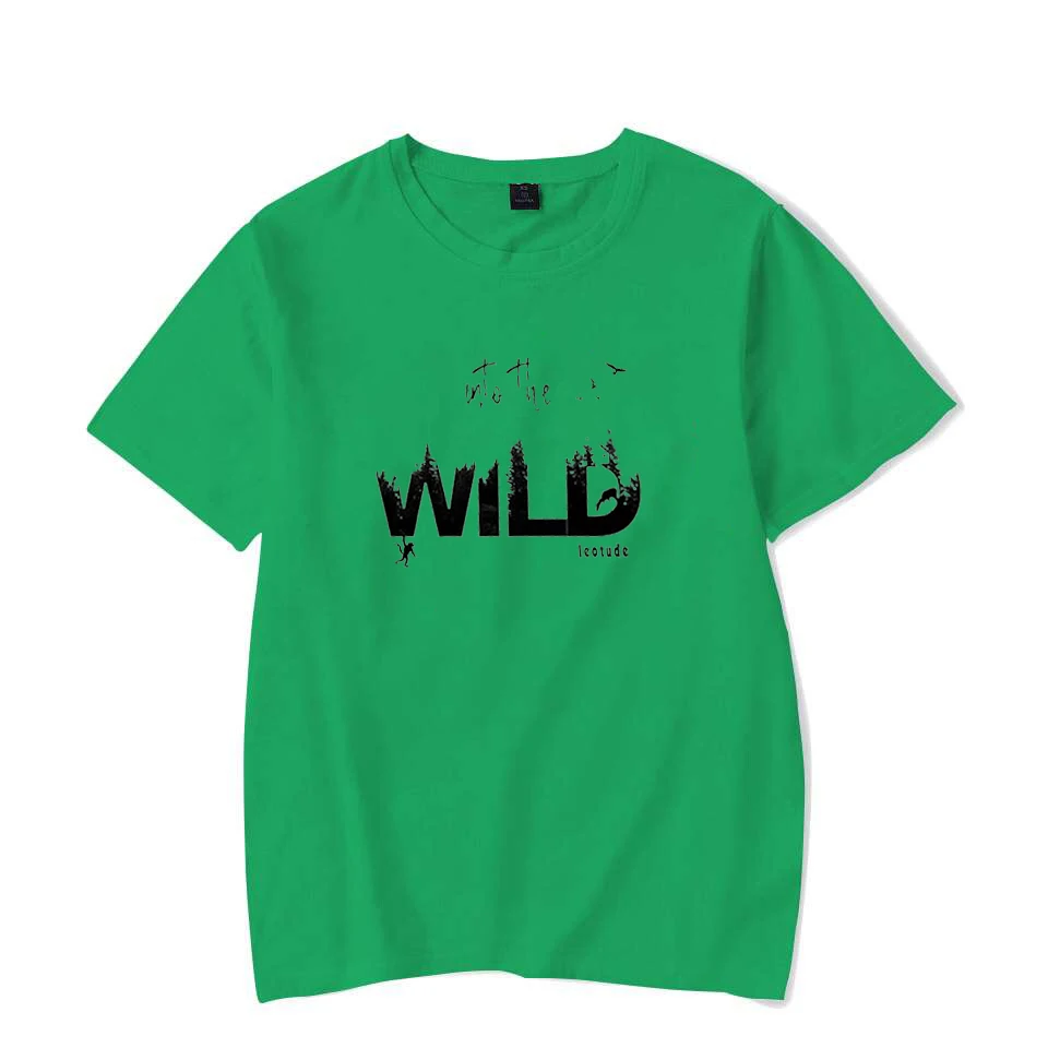 Wild Pattern Men Woman T-shirt Fashion Casual T-shirt Street Harajuku Letter Tops Retro Round Neck Short Sleeved Couple T-shirts