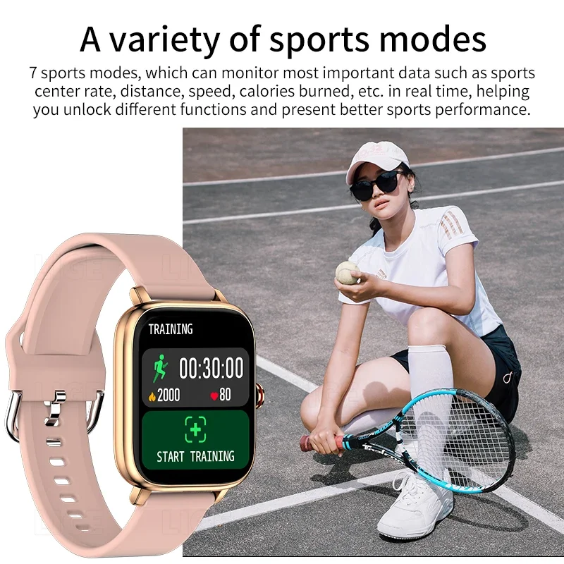 Xiaomi-Montre intelligente d'appel pour Android et IOS, montre intelligente à cadran personnalisé, montres de musique Bluetooth étanches, horloge bracelet entièrement tactile