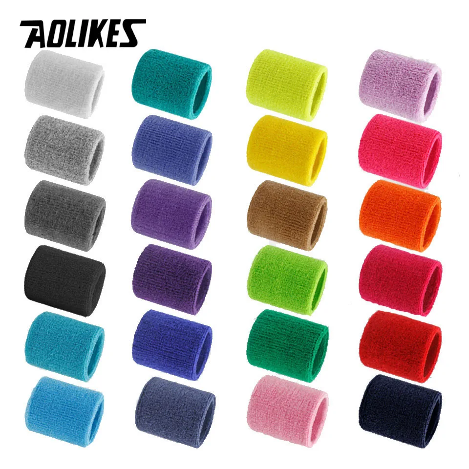 AOLIKES Sports Headband Sweatband Stretch Elastic Outdoor Sport Sweat Headband Wristband Women Gym Running Tennis Headwrap