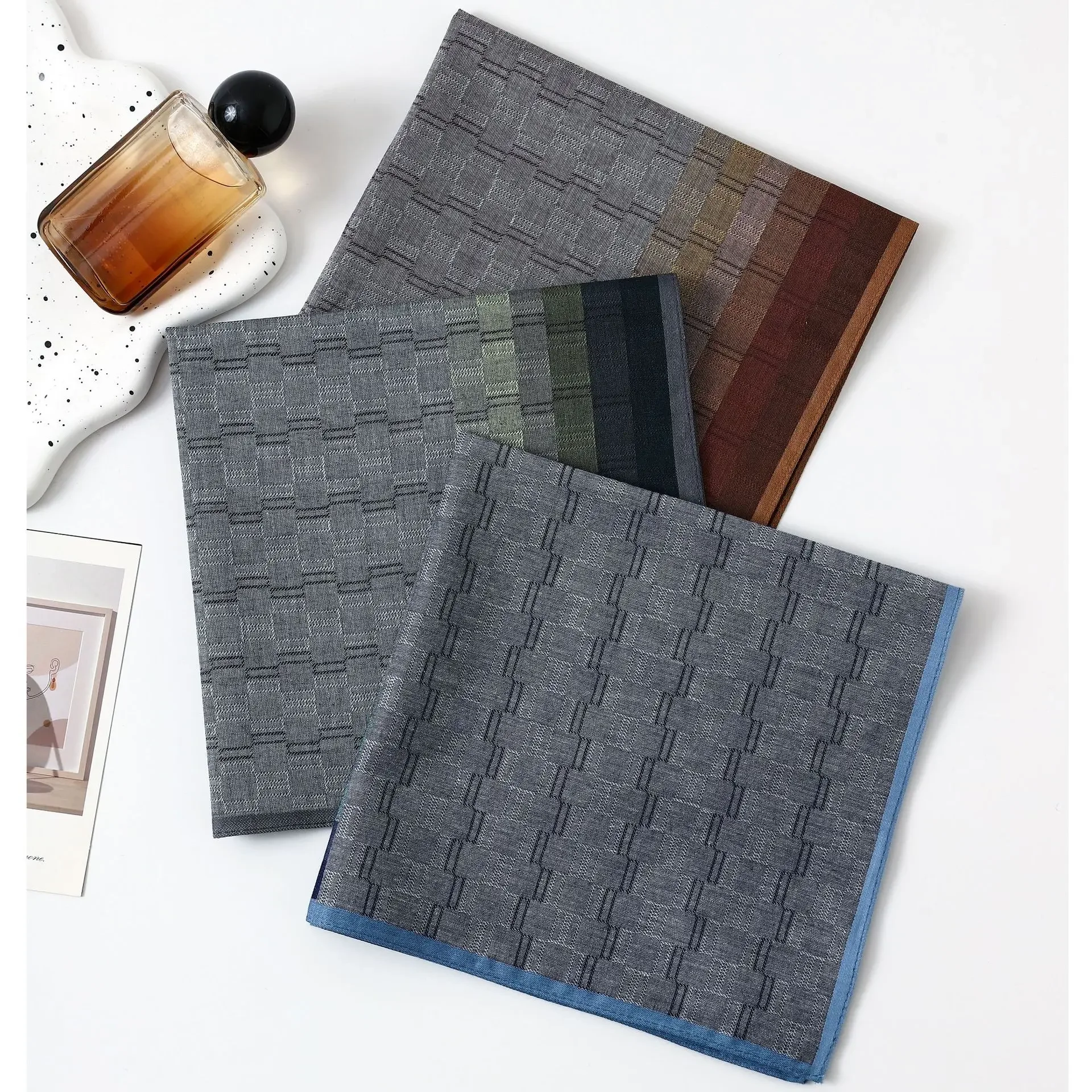 Men's Cotton Yarn-dyed Contras - Handkerchief Cotton Men 评论和价格