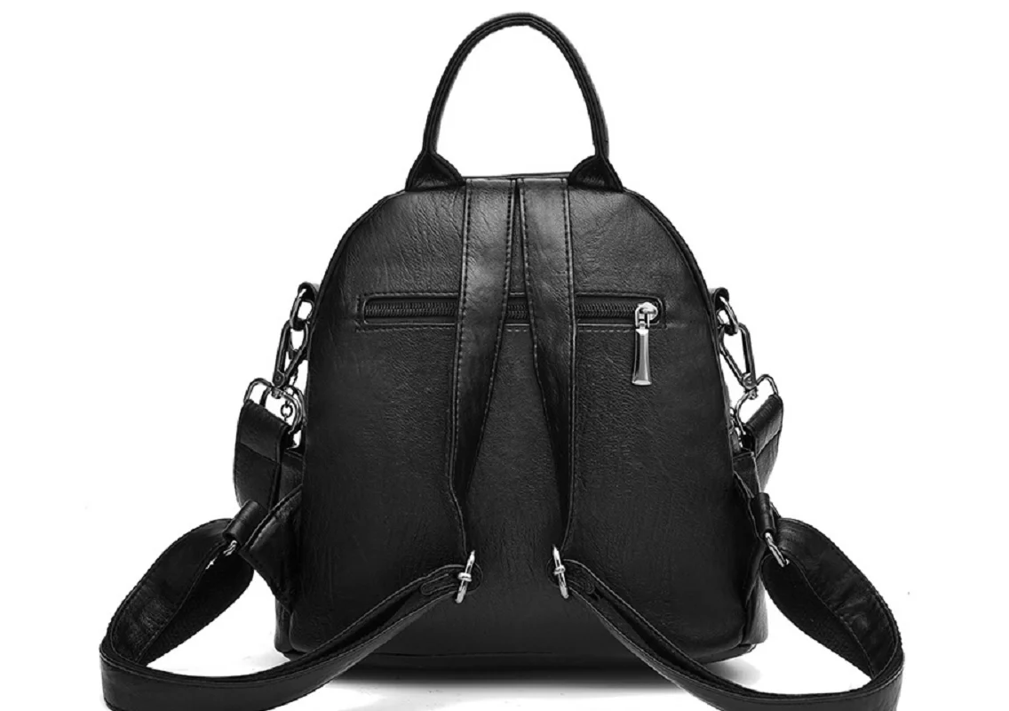 2025 Korean Fashion Diamond Lattice Small Backpacks Women's High Quality Soft Leather Shoulder Bags Totes Casual Crossbody Bag