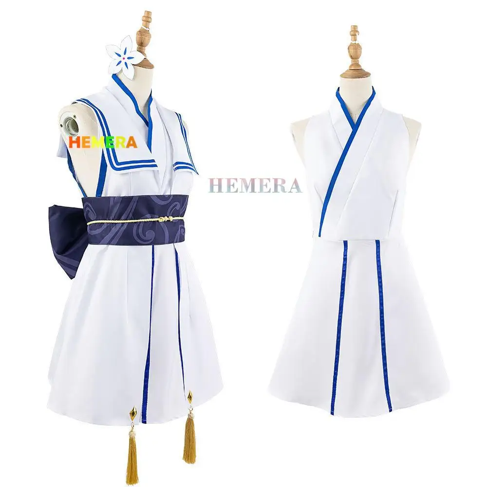 

Blue Archive Costume Waraku Chise Cosplay Kimono Anime and Game Exhibition Coser Full Outfits Halloween Carnival Party Clothing